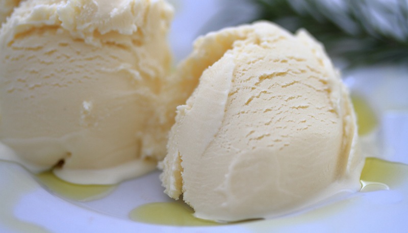 Helado de aceite de oliva