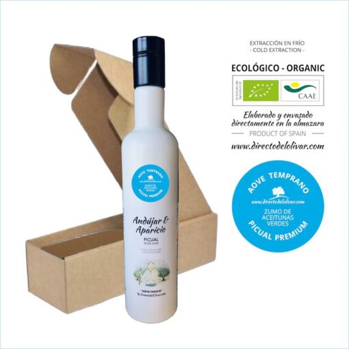 AOVE personalizado botella 500ml y estuche